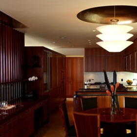 Interior Lighting in Kitchen and Dining Rooms Photo